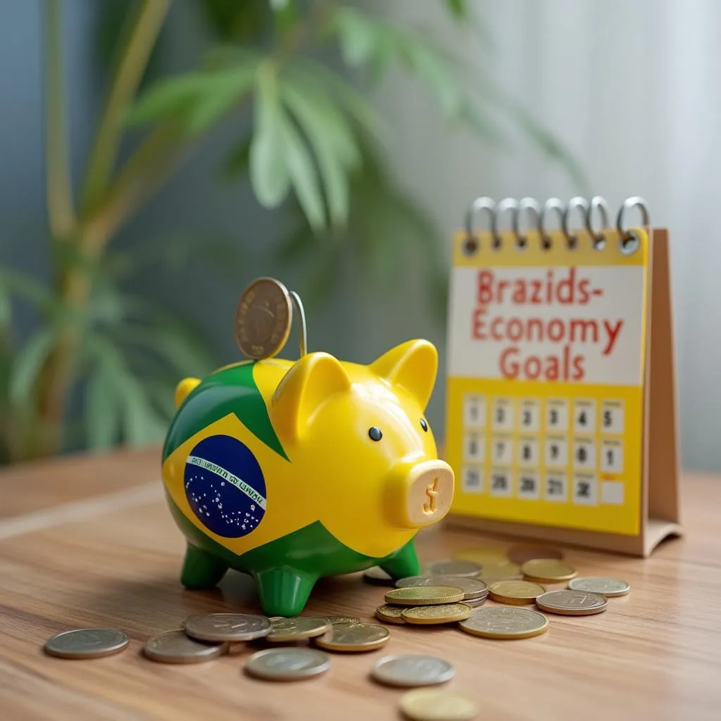 Cofrinho com moedas representando reserva de emergência